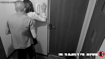 Guy Rough Fucks Beautiful Teen Girl In The Hallway (Hidden Cam)